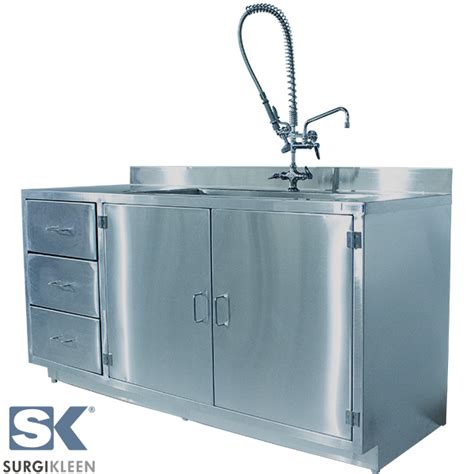 stainless steel sink cabinet kit|free standing stainless steel cabinets.